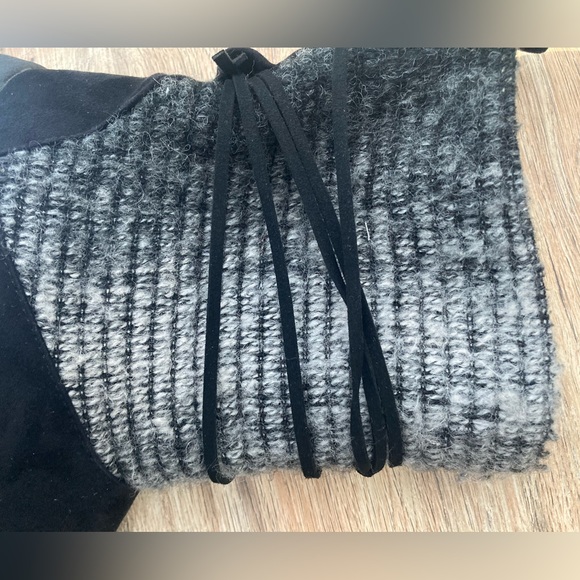 Route 66 sweater boots black and gray size 8 - Picture 7 of 10